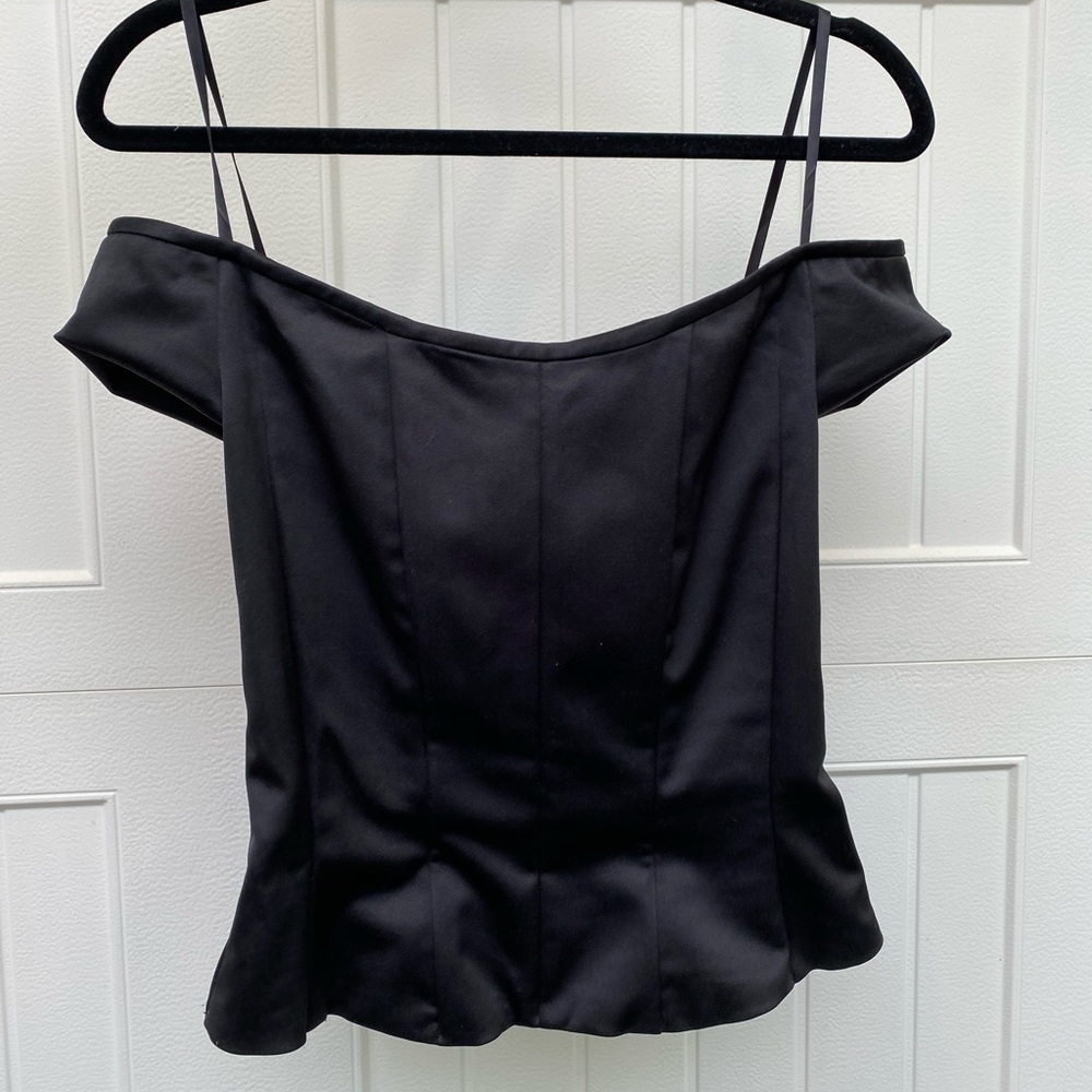 Black corset top